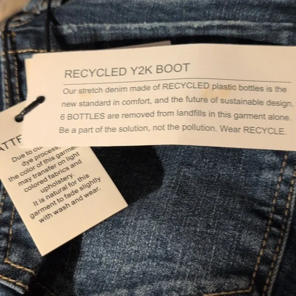 Blue Revival Recycled Y2K Boot Cut Monaco Jeans Size 28 NWT